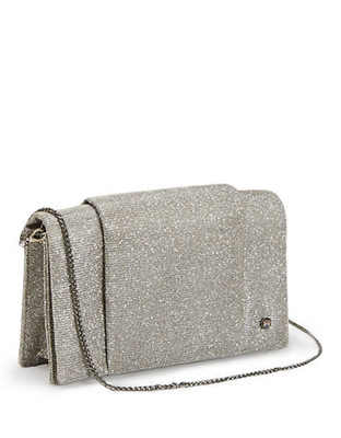 Halston Heritage Wallet On The Chain Crossbody - Silver