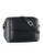 Derek Alexander Twin Top Zip Shoulder Bag - Black