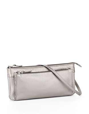 Derek Alexander Small Double Zip Handbag - Silver