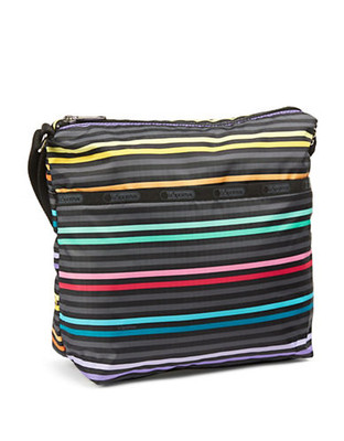 Lesportsac Cleo Hobo Dot Bag - Black Stripe