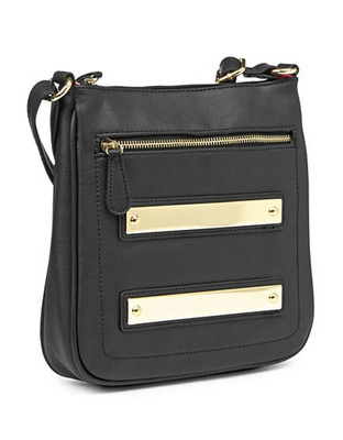 Material Girl Morigerati Plated Crossbody - Black