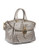 Dooney & Bourke Santorini Embossed Leather Satchel - Grey