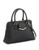 Calvin Klein Saffiano Satchel with Front Tab - Black