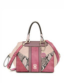 Guess Paxton Pg Satchel - Pink