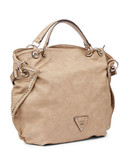 Guess Dylan Studded Convertible Satchel - Desert