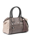 Guess Attack Small Uptown Satchel - Taupe