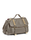 Material Girl Rizza Plated Satchel - Grey