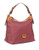 Dooney & Bourke Erica Nylon Hobo Handbag - Cranberry