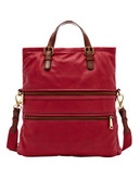 Fossil Explorer Tote - Ruby Wine