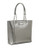 Calvin Klein Key Items Patent Saffiano Leather Tote - Grey