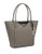 Calvin Klein Saffiano Leather Tote Bag - Grey
