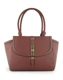Nine West Texture Takedown Large Tote - NUTELLA