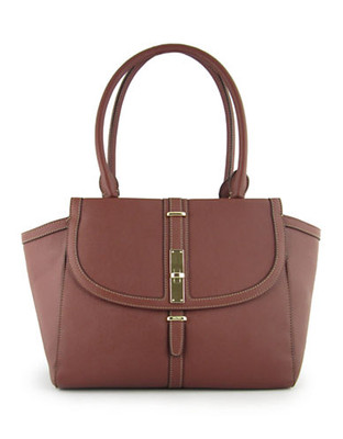Nine West Texture Takedown Large Tote - NUTELLA