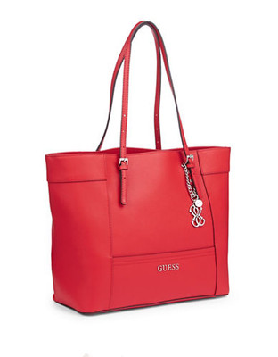 Guess Delaney Medium Classic Tote - Red