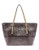 Guess Delany Perforated Saffiano Tote - Pewter