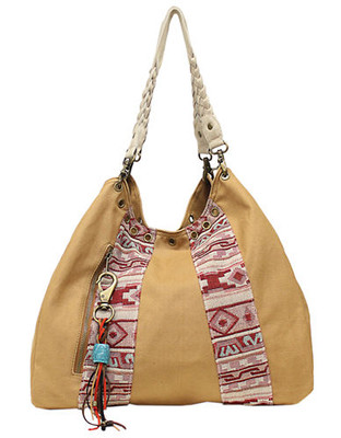 Lucky Brand Mexicali Bucket Tote - Saddle