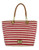 Nine West Strong Current Large Tote - Red/White/Natural