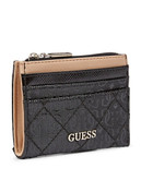Guess Juliet Quilted Signature Card Wallet - Black