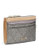 Guess Juliet Metallic Quilted Signature Card Wallet - Silver