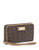 Calvin Klein Monogram Leather Wallet with Phone Pocket - Brown