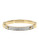 Michael Kors Gold Tone Hinge Bangle With Clear Pave And Astor Studs - GOLD
