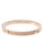 Michael Kors Rose Gold Tone Hinge Bangle With Clear Pave And Astor Studs - ROSEGOLD