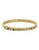 Michael Kors Gold Tone With Clear Pave Turn Lock Hinge Bangle - Gold