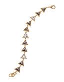 Trina Turk Triangle Stone Flex Bracelet - Grey