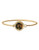 Michael Kors Gold Tone Tortoise Acetate Mk Etched Logo Bracelet - Gold