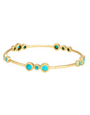 Melinda Maria Gold Plated Semi Precious Stone Bracelet - Turquoise