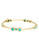 Melinda Maria Gold Plated Semi Precious Stone Bracelet - Turquoise