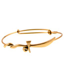 Alex And Ani Sword Of Arch Angel Michael Charm Bangle - Gold