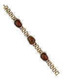 Sam Edelman Metal Epoxy Chain Bracelet - Orange