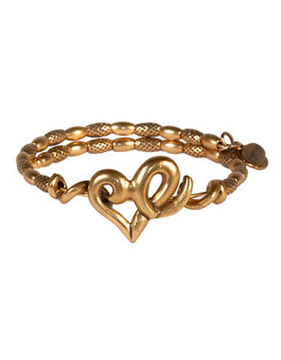 Alex And Ani V66 Heart Wrap - Gold