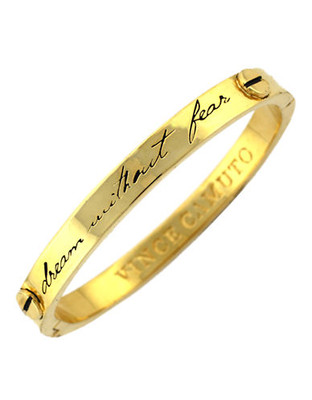 Vince Camuto Language of Love Gold Plated  No Stone Bangle - Gold