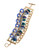 Kenneth Cole New York Multi Row Beaded Toggle Bracelet - BLUE