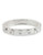 Robert Lee Morris Soho Touch of Pave Metal Bangle - Silver