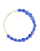 Alex And Ani Luxe Sapphire  Beaded Bangle - Gold