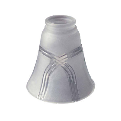 4.875 In. Glass, Etched Clear Glass