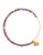 Alex And Ani Amethyst Rock Candy Beaded Bangle - Gold