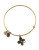 Alex And Ani Lucky Clover Charm Bangle - GOLD