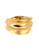 Robert Lee Morris Soho Concave Hinged Bangle Bracelet - Gold