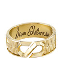 Sam Edelman Faceted S Hinged Bangle - GOLD