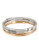 Kenneth Cole New York Silver and Gold Pave Bangle Bracelet Set - Crystal