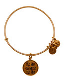 Alex And Ani It Is What It Is Charm Bangle - Gold