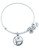 Alex And Ani Pisces Ii Charm Bangle - Silver