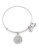 Alex And Ani Initial B Charm Bangle - SILVER