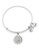 Alex And Ani Initial B Charm Bangle - Silver
