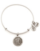 Alex And Ani Initial H Charm Bangle - Silver
