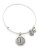 Alex And Ani Initial U Charm Bangle - SILVER